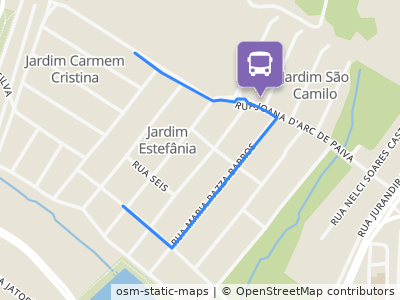 Mapa da parada