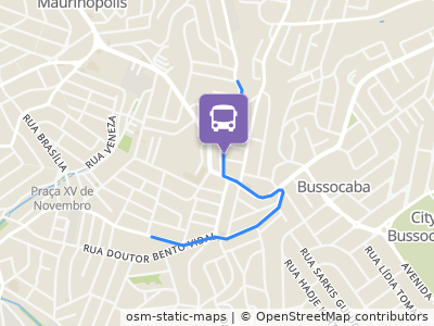 Mapa da parada