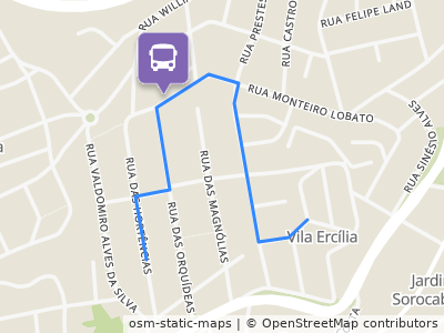 Mapa da parada