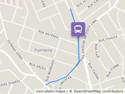 Mapa da parada