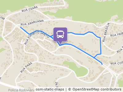 Mapa da parada