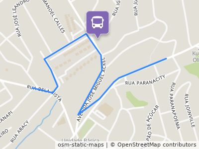Mapa da parada