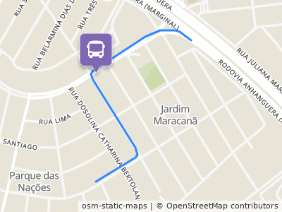 Mapa da parada