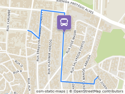 Mapa da parada