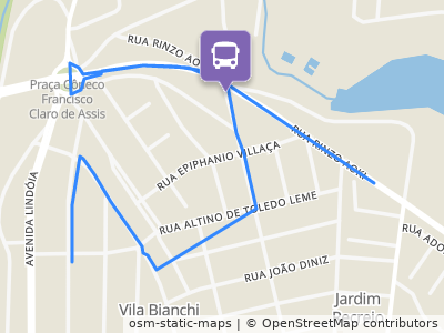 Mapa da parada