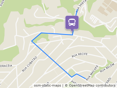 Mapa da parada