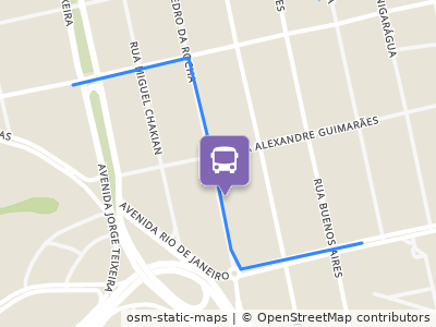 Mapa da parada