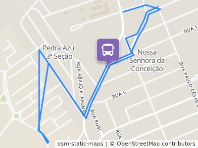 Mapa da parada