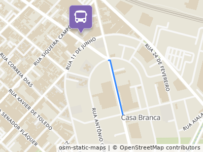 Mapa da parada