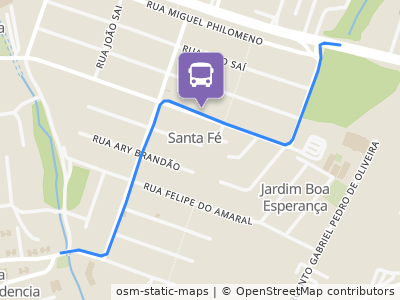 Mapa da parada