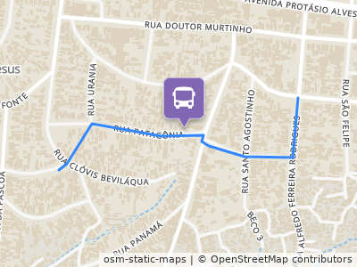 Mapa da parada