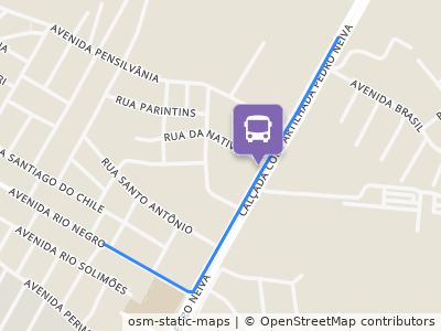 Mapa da parada