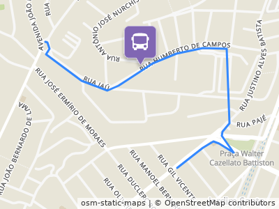 Mapa da parada
