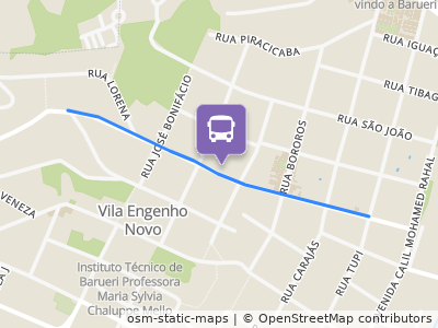 Mapa da parada