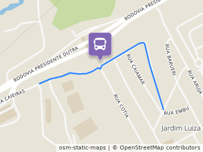 Mapa da parada