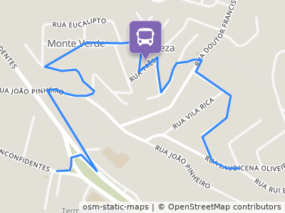 Mapa da parada
