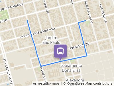 Mapa da parada