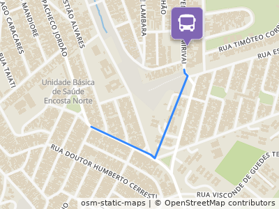 Mapa da parada