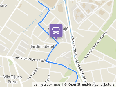 Mapa da parada