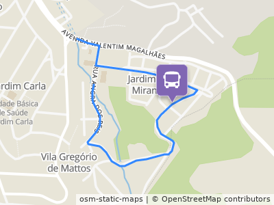 Mapa da parada