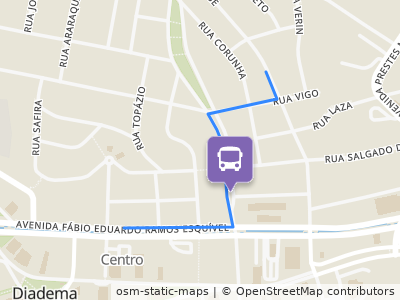 Mapa da parada