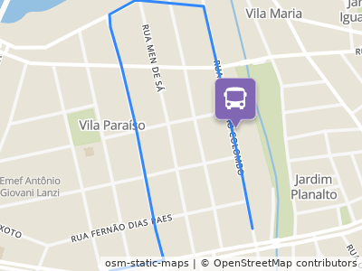 Mapa da parada
