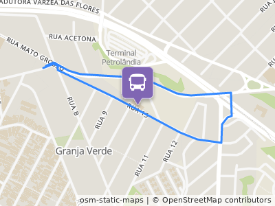 Mapa da parada