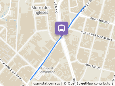Mapa da parada