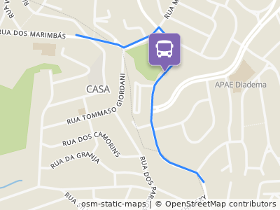 Mapa da parada
