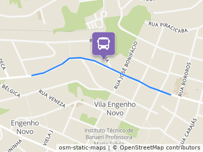 Mapa da parada