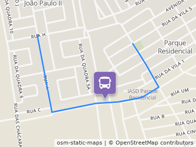 Mapa da parada