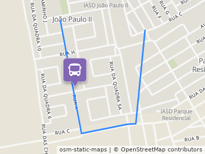 Mapa da parada