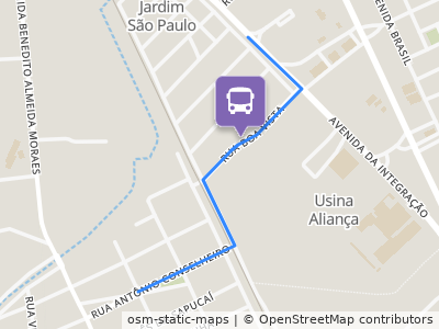 Mapa da parada