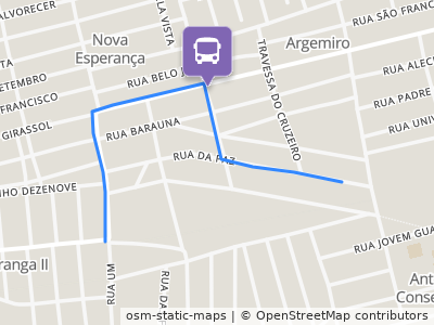 Mapa da parada