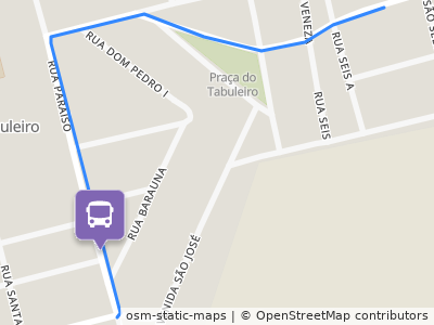 Mapa da parada