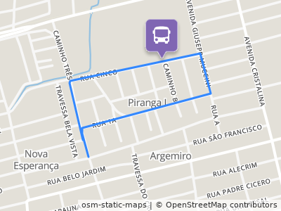 Mapa da parada