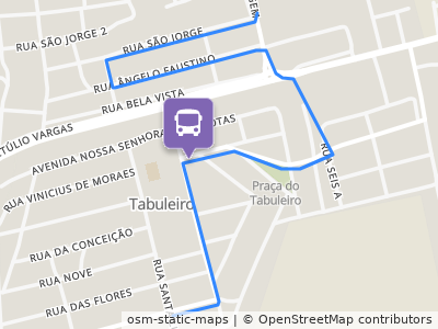 Mapa da parada