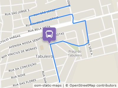 Mapa da parada