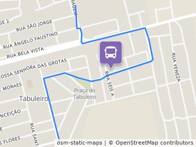 Mapa da parada
