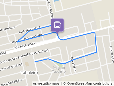 Mapa da parada