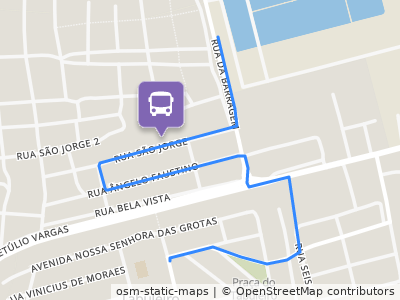 Mapa da parada