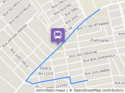 Mapa da parada