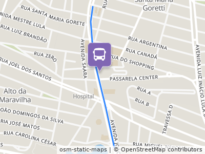 Mapa da parada