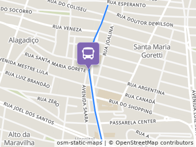 Mapa da parada