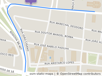 Mapa da parada