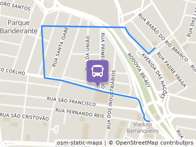 Mapa da parada
