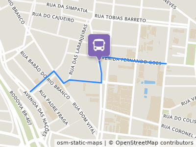 Mapa da parada