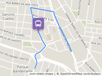 Mapa da parada
