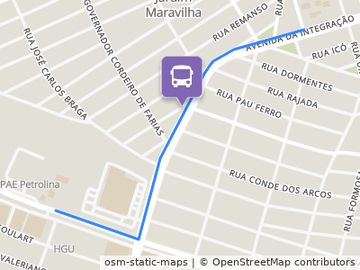 Mapa da parada