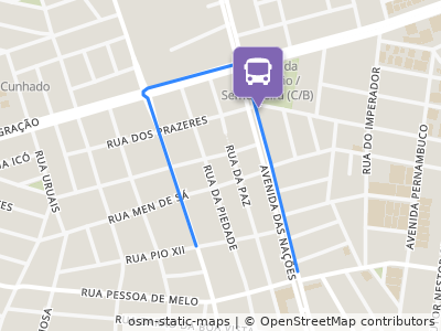 Mapa da parada